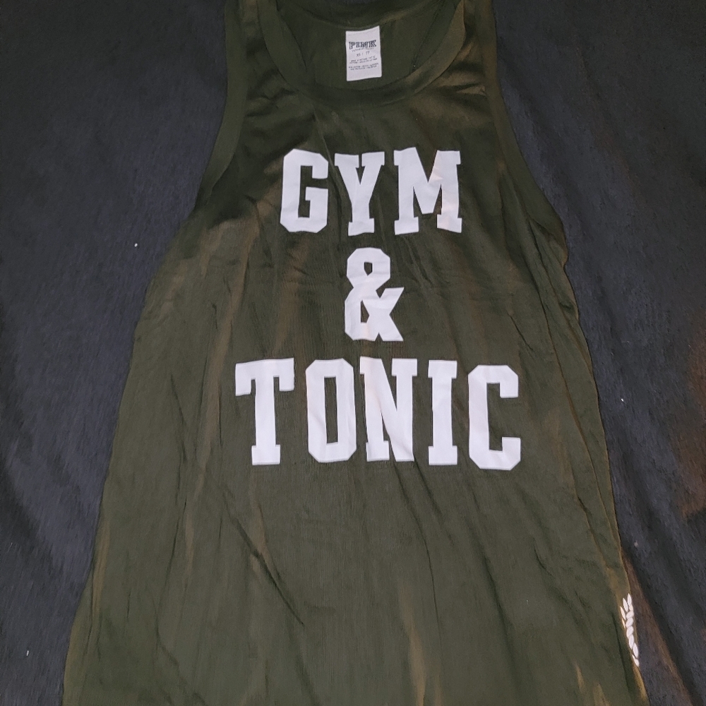 Victoria's Secret PINK Gym & Tonic Tank - XS - Green